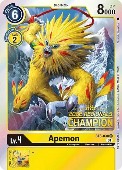 Apemon (2022 Championship Online Regional) [Online Champion]