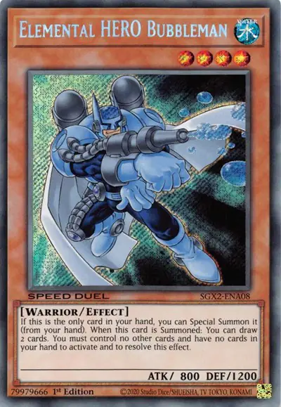 Elemental HERO Bubbleman (Secret Rare)