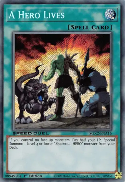 A Hero Lives (Secret Rare)