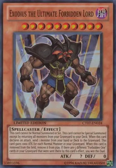 Exodius the Ultimate Forbidden Lord