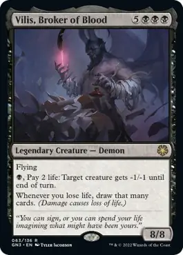 Vilis, Broker of Blood