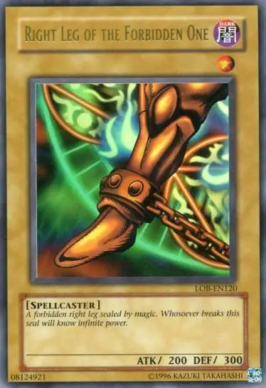 Right Leg of the Forbidden One