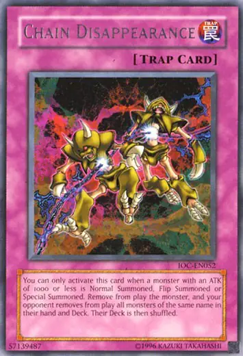 Chain Disappearance