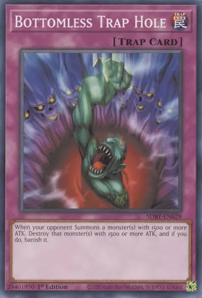 Bottomless Trap Hole