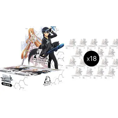 Sword Art Online Animation 10th Anniversary Booster Box Case