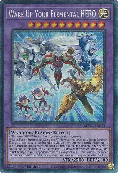 Wake Up Your Elemental HERO (CR)