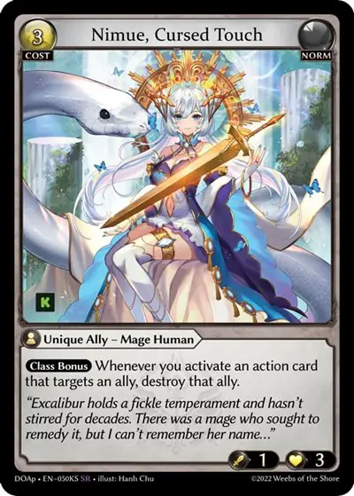 Nimue, Cursed Touch