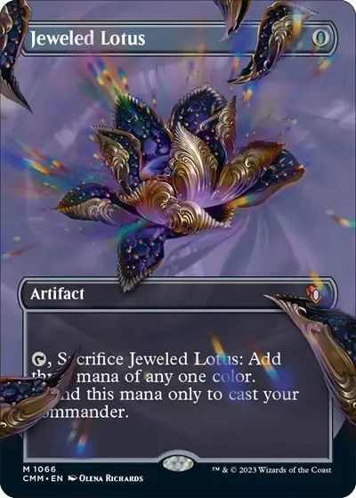 Jeweled Lotus (Textured Foil)