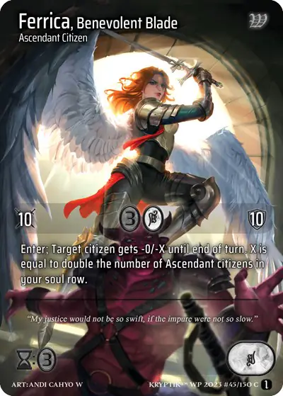 Ferrica, Benevolent Blade