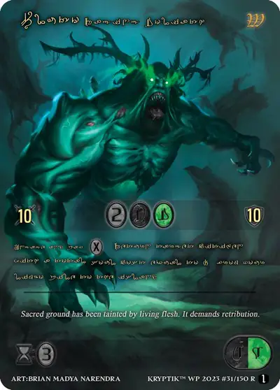 Pluto, Raging Goliath (Gold Kryptik Language)