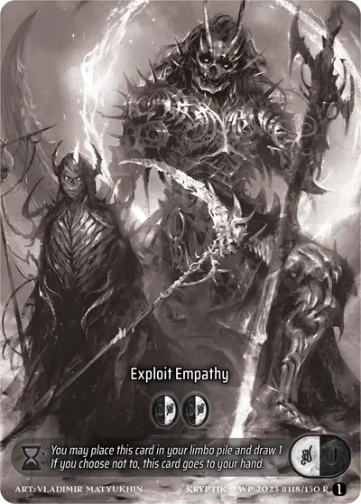 Exploit Empathy (Box Topper)