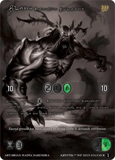 Pluto, Raging Goliath (Silver Kryptik Language)