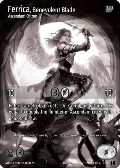 Ferrica, Benevolent Blade