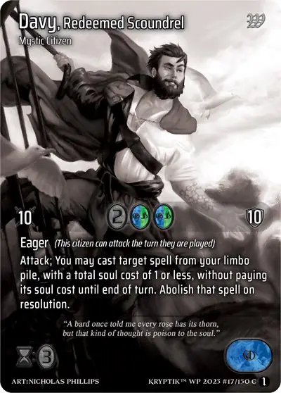 Davy, Redeemed Scoundrel