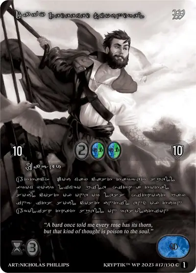 Davy, Redeemed Scoundrel (Silver Kryptik Language)