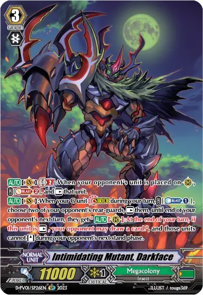 Intimidating Mutant, Darkface (SP)