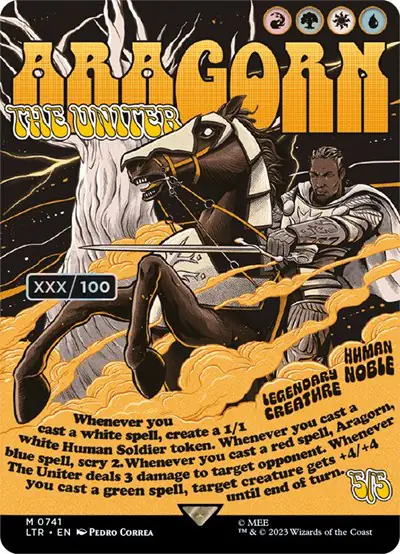 Aragorn, the Uniter (Borderless Poster) (Serial Numbered)