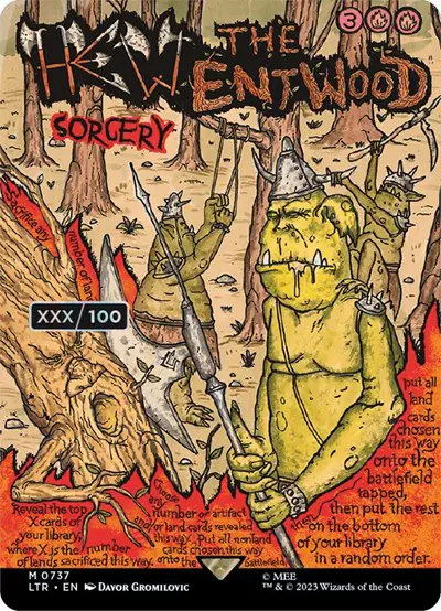 Hew the Entwood (Borderless Poster) (Serial Numbered)