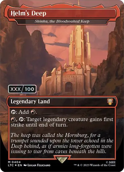 Helm's Deep - Shinka, the Bloodsoaked Keep (Serial Numbered)