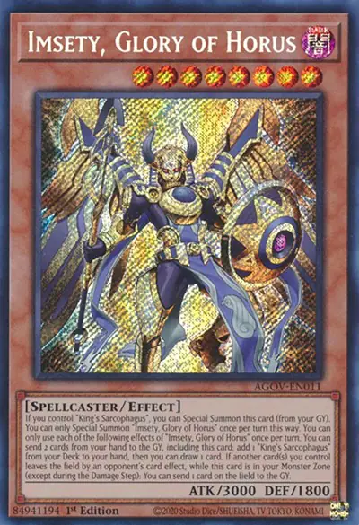 Imsety, Glory of Horus