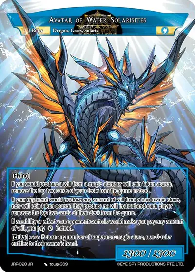 Solaristation of Water // Avatar of Water Solarisites