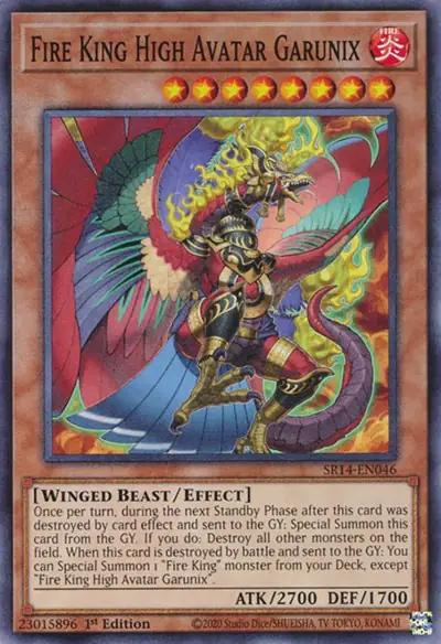 Fire King High Avatar Garunix