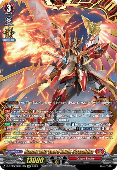 Blazing Holy Sword Equip, Stravairina (FFR)