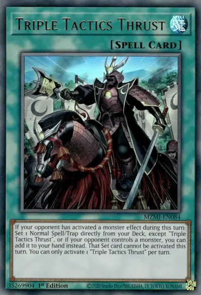 Triple Tactics Thrust