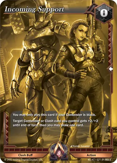 Incoming Support (Gold Foil Promo)