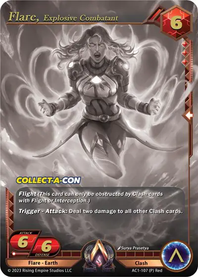Flare, Explosive Combatant (Collect-A-Con Promo)