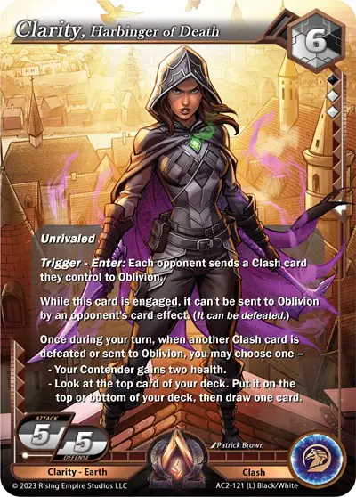 Clarity, Harbinger of Death