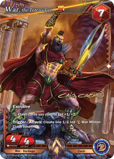 War, the Intensifier (Iconic Rare)