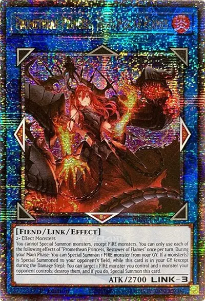 Promethean Princess, Bestower of Flames (Quarter Century Secret Rare)