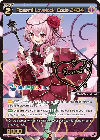 Rosemi Lovelock, Code 2434 (ENR)