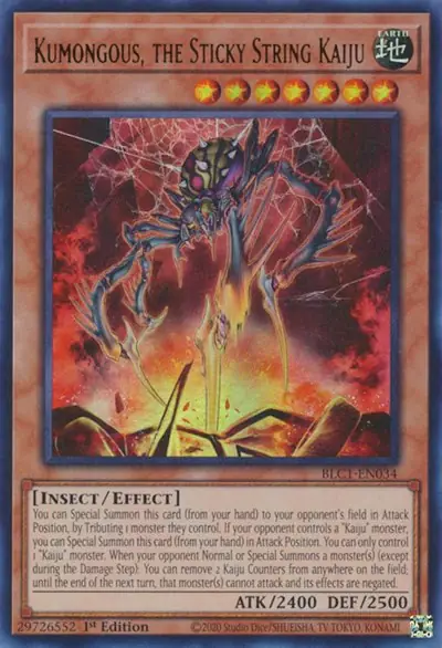 Kumongous, the Sticky String Kaiju