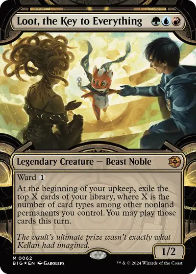 Loot, the Key to Everything (Showcase) (Raised Foil)