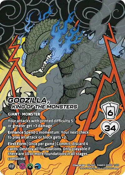 Godzilla, King of the Monsters (Alternate Art)