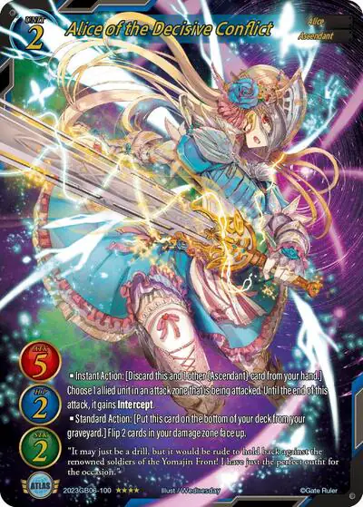 Alice of the Decisive Conflic