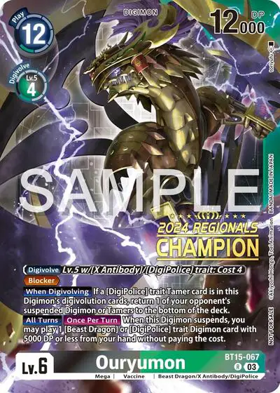 Ouryumon (2024 Regionals Champion)