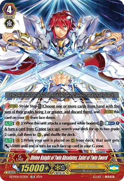 Divine Knight of Twin Absolutes, Saint of Twin Sword