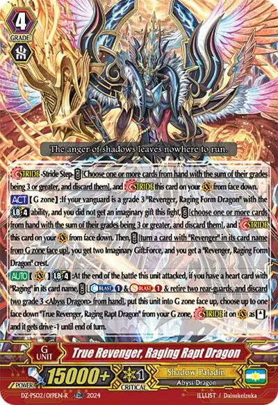 True Revenger, Raging Rapt Dragon (TDR)