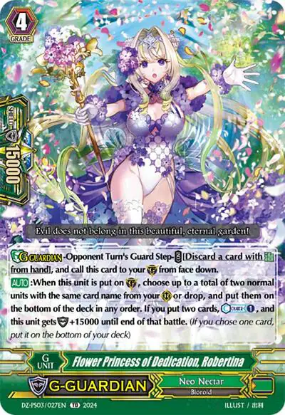 Flower Princess of Dedication, Robertina