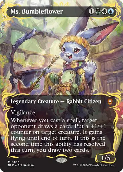 Ms. Bumbleflower (Borderless) (Raised Foil)