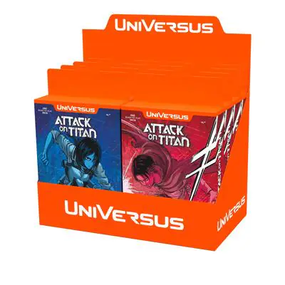 Attack on Titan: Battle for Humanity Clash Deck Display