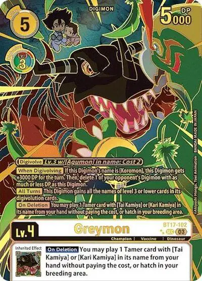 Greymon (Left) (Textured)