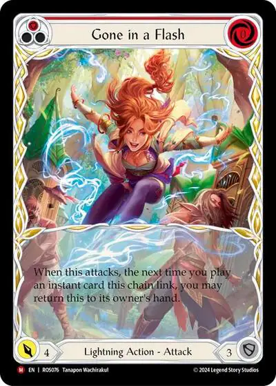 Gone in a Flash (Extended Art)