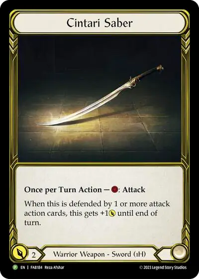 Cintari Saber (Left) (Golden) - FAB184