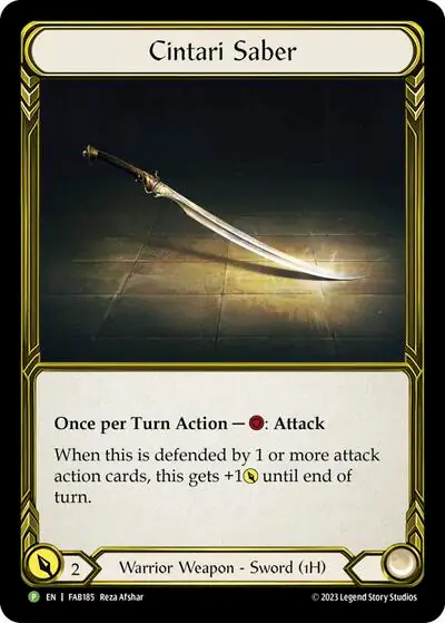 Cintari Saber (Right) (Golden) - FAB185