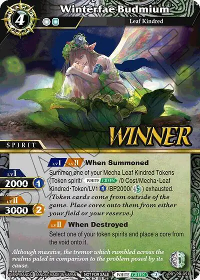 Winterfae Budmium (Store Tournament & Sealed Deck Pack Vol.1 -Winner-)