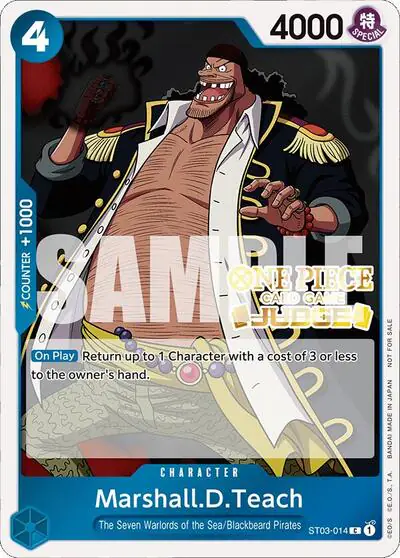 Marshall.D.Teach (Judge Pack Vol. 4)